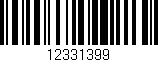 Código de barras (EAN, GTIN, SKU, ISBN): '12331399'