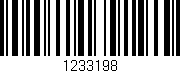 Código de barras (EAN, GTIN, SKU, ISBN): '1233198'