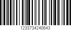 Código de barras (EAN, GTIN, SKU, ISBN): '1233734240643'
