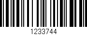 Código de barras (EAN, GTIN, SKU, ISBN): '1233744'