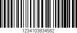 Código de barras (EAN, GTIN, SKU, ISBN): '1234103834562'