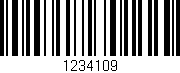 Código de barras (EAN, GTIN, SKU, ISBN): '1234109'