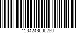 Código de barras (EAN, GTIN, SKU, ISBN): '1234246000299'
