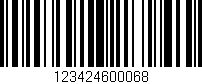 Código de barras (EAN, GTIN, SKU, ISBN): '123424600068'