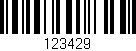 Código de barras (EAN, GTIN, SKU, ISBN): '123429'