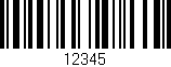 Código de barras (EAN, GTIN, SKU, ISBN): '12345'