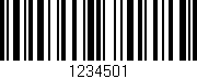 Código de barras (EAN, GTIN, SKU, ISBN): '1234501'