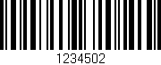 Código de barras (EAN, GTIN, SKU, ISBN): '1234502'