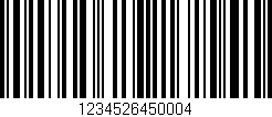 Código de barras (EAN, GTIN, SKU, ISBN): '1234526450004'