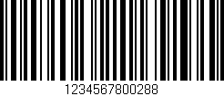 Código de barras (EAN, GTIN, SKU, ISBN): '1234567800288'