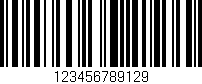 Código de barras (EAN, GTIN, SKU, ISBN): '123456789129'