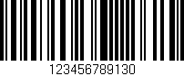 Código de barras (EAN, GTIN, SKU, ISBN): '123456789130'