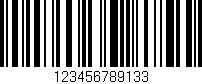 Código de barras (EAN, GTIN, SKU, ISBN): '123456789133'