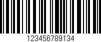 Código de barras (EAN, GTIN, SKU, ISBN): '123456789134'