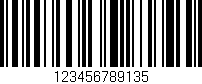 Código de barras (EAN, GTIN, SKU, ISBN): '123456789135'