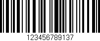 Código de barras (EAN, GTIN, SKU, ISBN): '123456789137'