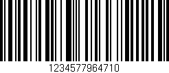 Código de barras (EAN, GTIN, SKU, ISBN): '1234577964710'