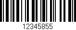Código de barras (EAN, GTIN, SKU, ISBN): '12345855'
