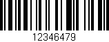 Código de barras (EAN, GTIN, SKU, ISBN): '12346479'
