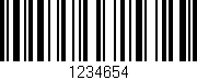 Código de barras (EAN, GTIN, SKU, ISBN): '1234654'