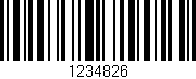 Código de barras (EAN, GTIN, SKU, ISBN): '1234826'