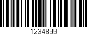 Código de barras (EAN, GTIN, SKU, ISBN): '1234899'