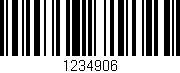 Código de barras (EAN, GTIN, SKU, ISBN): '1234906'