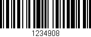 Código de barras (EAN, GTIN, SKU, ISBN): '1234908'