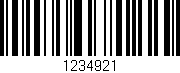 Código de barras (EAN, GTIN, SKU, ISBN): '1234921'