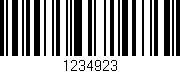 Código de barras (EAN, GTIN, SKU, ISBN): '1234923'