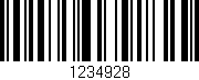 Código de barras (EAN, GTIN, SKU, ISBN): '1234928'