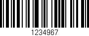 Código de barras (EAN, GTIN, SKU, ISBN): '1234967'