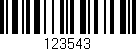 Código de barras (EAN, GTIN, SKU, ISBN): '123543'
