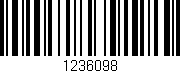 Código de barras (EAN, GTIN, SKU, ISBN): '1236098'