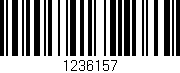 Código de barras (EAN, GTIN, SKU, ISBN): '1236157'
