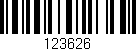 Código de barras (EAN, GTIN, SKU, ISBN): '123626'