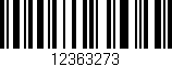 Código de barras (EAN, GTIN, SKU, ISBN): '12363273'
