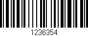 Código de barras (EAN, GTIN, SKU, ISBN): '1236354'