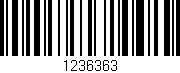 Código de barras (EAN, GTIN, SKU, ISBN): '1236363'