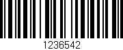 Código de barras (EAN, GTIN, SKU, ISBN): '1236542'