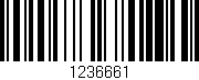 Código de barras (EAN, GTIN, SKU, ISBN): '1236661'