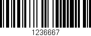 Código de barras (EAN, GTIN, SKU, ISBN): '1236667'