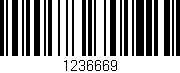 Código de barras (EAN, GTIN, SKU, ISBN): '1236669'