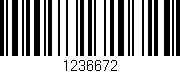 Código de barras (EAN, GTIN, SKU, ISBN): '1236672'