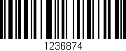 Código de barras (EAN, GTIN, SKU, ISBN): '1236874'