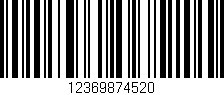 Código de barras (EAN, GTIN, SKU, ISBN): '12369874520'