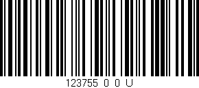 Código de barras (EAN, GTIN, SKU, ISBN): '123755_0_0_U'
