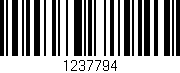 Código de barras (EAN, GTIN, SKU, ISBN): '1237794'