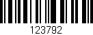 Código de barras (EAN, GTIN, SKU, ISBN): '123792'