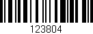 Código de barras (EAN, GTIN, SKU, ISBN): '123804'